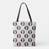 Schattigee Penguin Surface Pattern Design Print Tote Bag (Achterkant)
