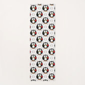 Schattigee Penguin Surface Pattern Design Print Yogamat (Voorkant)