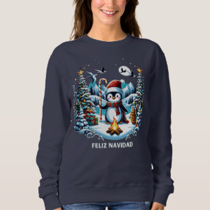 Schattigee Penguin Winter Sweatshirt