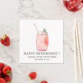 Schattigee pensionering partij servetten (Insitu)
