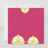 Schattigee peper "Happy Easter You Crazy Chickens" Feestdagenkaart (Achterkant)