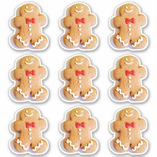 Schattigee peperkoek koekjes 4Lauren Sticker (Voorkant)