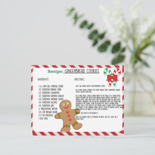 Schattigee peperkoek koekjes recept Kaart (Staand voorkant)