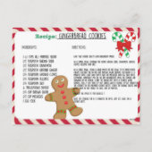 Schattigee peperkoek koekjes recept Kaart (Achterkant)