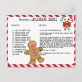 Schattigee peperkoek koekjes recept Kaart (Voorkant)