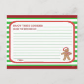 Schattigee peperkoek koekjes recept Kaart (Achterkant)