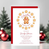 Schattigee peperkoek Man Christmas Cookie Swap Kaart