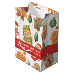 Schattigee peperkoek man koekjes kerstvakantie medium cadeauzakje