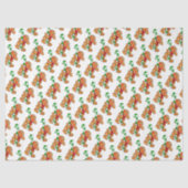 Schattigee peperkoek Man met Candy Cane Tissuepapier (Voorkant)