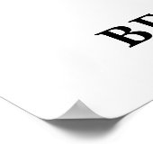 Schattigee peperkoek man met kerstmis poster (Hoek)