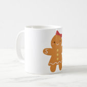 Schattigee peperkoek vrouw met boog koffiemok (Voorkant links)