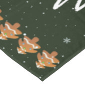 Schattigee peperkoekkoekjes vieren kerst tafelkleed (Gekanteld)