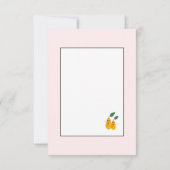 Schattigee peren bedankkaart (Achterkant)