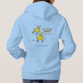 Schattigee Peren Paren Schaatsen Cartoon Vrouwen H Hoodie (Achterkant)