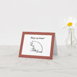 Schattigee Perky Pig Cartoon, Boerderij Dier Ink S Kaart