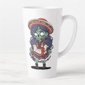 Schattigee Peruaanse zombie Latte Mok (Rechts)