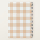 Schattigee perzik buffel Controleer monogram naam Notitieboek (Achterkant)