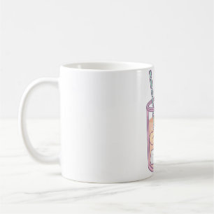 Schattigee perzik en thee Drink Koffiemok