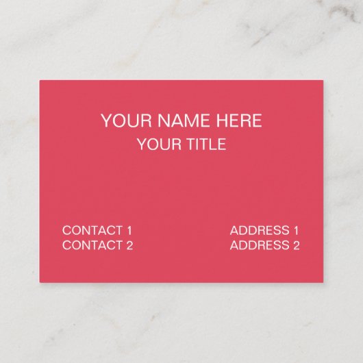 Schattigee perzikvruchten visitekaartje (Achterkant)