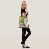 Schattigee Perzische kat gluren rond Tote Bag (Op model)