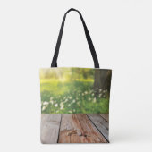 Schattigee Perzische Peeking Cat Tote Bag (Achterkant)