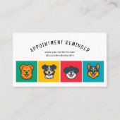 Schattigee Pet Care Services Volgende Afspraak Gro Visitekaartje (Voorkant)