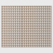 Schattigee Pet & Child Verjaardag Wrapping Cadeaupapier (Vlak)