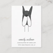 SCHATTIGEE PET DOG FACE LABEL PIN CHARM DISPLAY SJ (Voorkant)