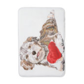 Schattigee Pet Dog met Heart Gift Bath Mat (Voorkant Verticaal)