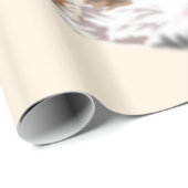 Schattigee Pet Dog met Heart Gift Wrapping Paper Cadeaupapier (Rol Hoek)