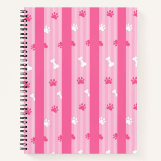 Schattigee Pet Pattern Logo Book voor Designer Notitieboek