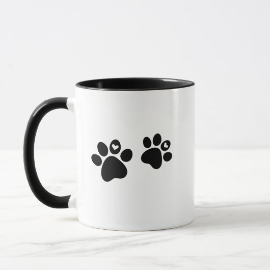 Schattigee Pet Paw Graphic Mok; Nieuwigheid Cat, H Mok (Links)
