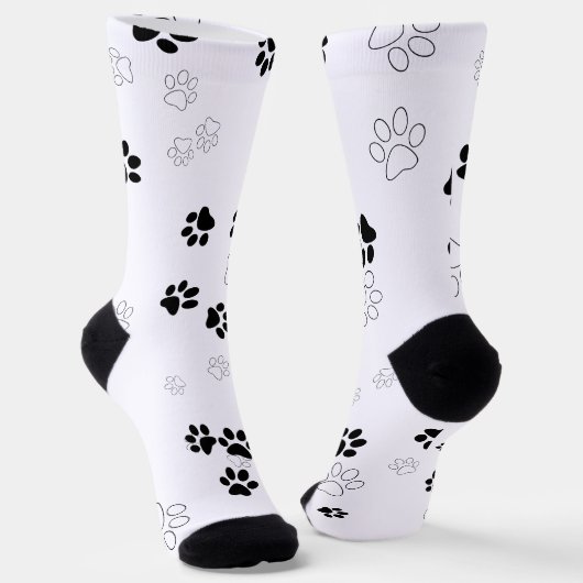 Schattigee PET Paw Prints Sokken (Gebogen)