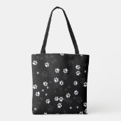 Schattigee PET Paw Prints Tote Bag (Achterkant)