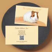 Schattigee Pet Sitter Guinee Pig QR Code Visitekaa Visitekaartje