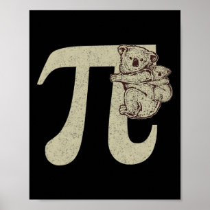 Schattigee pi dag 3.14 Wiskunde fan cutie taart do Poster