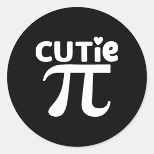 Schattigee Pi Dag Wiskunde Dag Leraar Vrouwen Meis Ronde Sticker