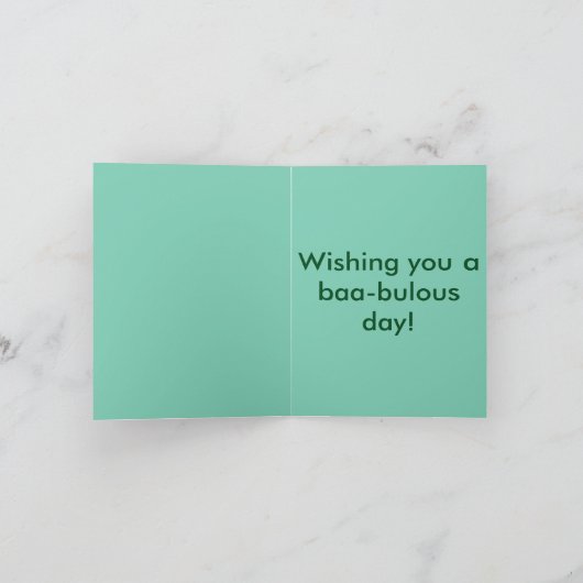 Schattigee pick me up briefkaart (Binnen)