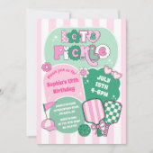 Schattigee Pickleball Girls Verjaardag Kaart (Voorkant)