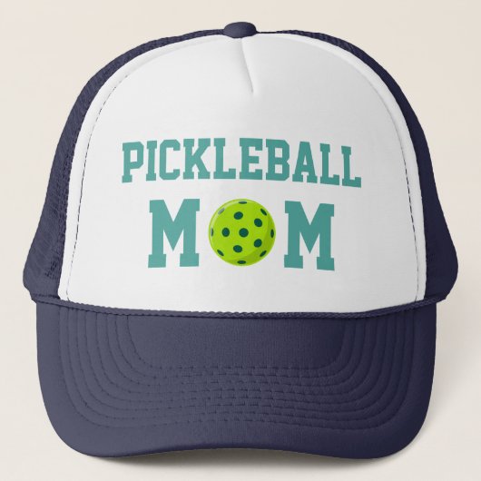 Schattigee Pickleball Moeder Trucker Pet (Voorkant)