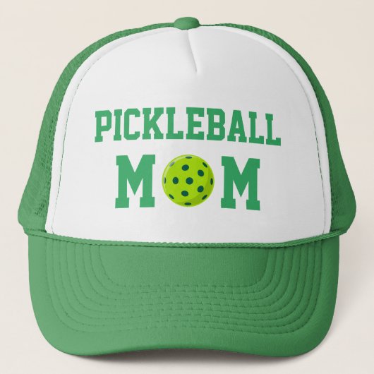 Schattigee Pickleball Moeder Trucker Pet (Voorkant)
