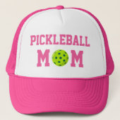 Schattigee Pickleball Moeder Trucker Pet (Voorkant)
