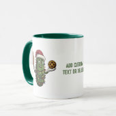 Schattigee Pickleball Speler Santa Pickleballer Gi Mok (Voorkant links)