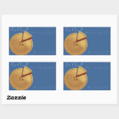 Schattigee Pie Chart Sticker! Rechthoekige Sticker (Vel)