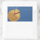 Schattigee Pie Chart Sticker! Rechthoekige Sticker (Tas)