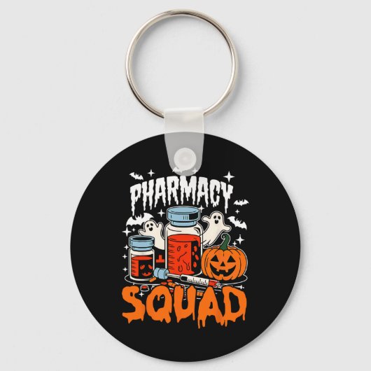 Schattigee Pillen Pharmacy Squad Apotheker Technic Sleutelhanger (Voorkant)