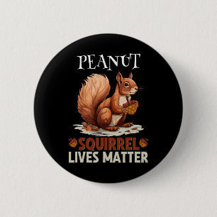 Schattigee Pinda Eekhoorn Leeft Wilde Dieren Manne Ronde Button 5,7 Cm