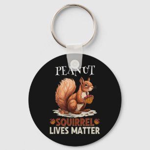 Schattigee Pinda Eekhoorn Leeft Wilde Dieren Manne Sleutelhanger