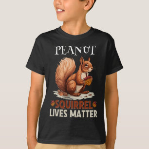 Schattigee Pinda Eekhoorn Leeft Wilde Dieren Manne T-shirt
