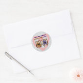 Schattigee Pindakaas & Jelly Love Hearts Stickers (Envelop)